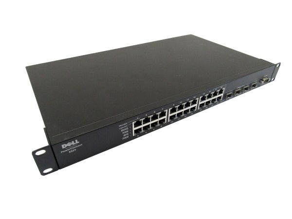 WF579 - Dell PowerConnect 5324 24-Ports 1GbE RJ-45 Network Switch with 4-Ports SFP