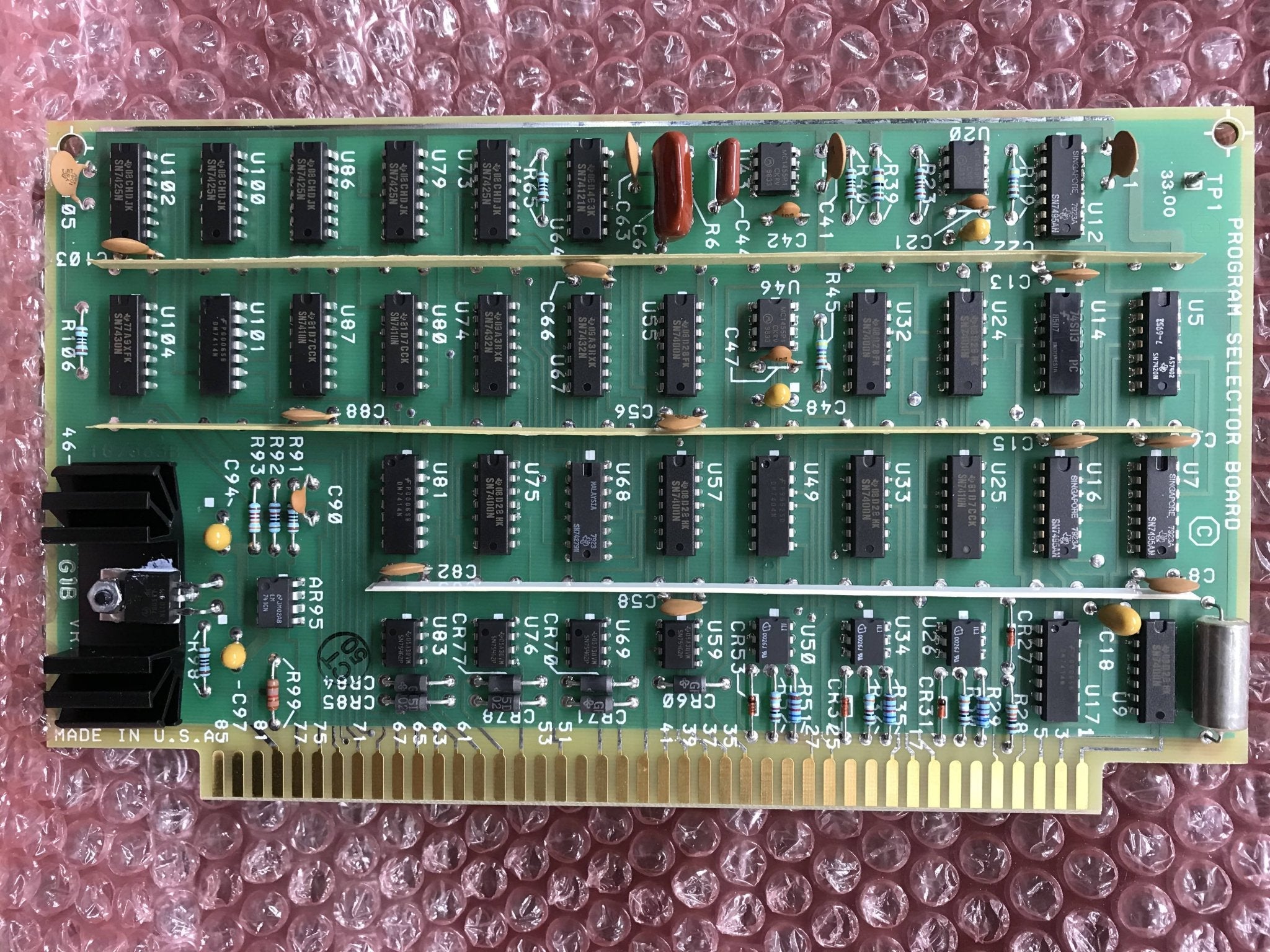 Program Selector Board (46-187362 G1-B) GE