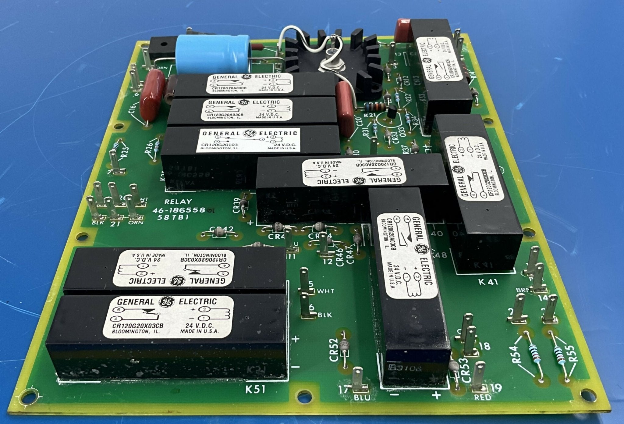 RELAY BOARD (46-186558G1) GE