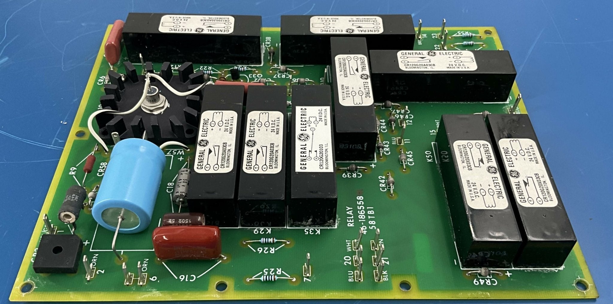 RELAY BOARD (46-186558G1) GE