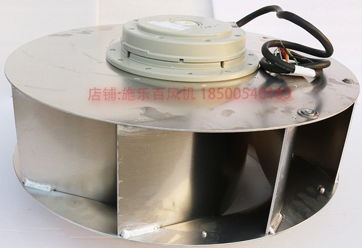RH50E-4DK.6K.1R ZIEHL-ABEGG centrifugal fan 3~ 400V ±10% 50Hz IP54 1,5 kW 2,9A 1300rpm
