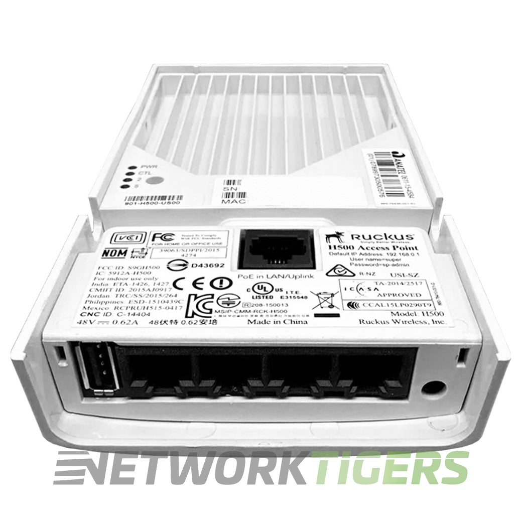 NEW Ruckus 901-H500-US00 Wall-Mountable Dual Radio 2x2 802.11a WAP