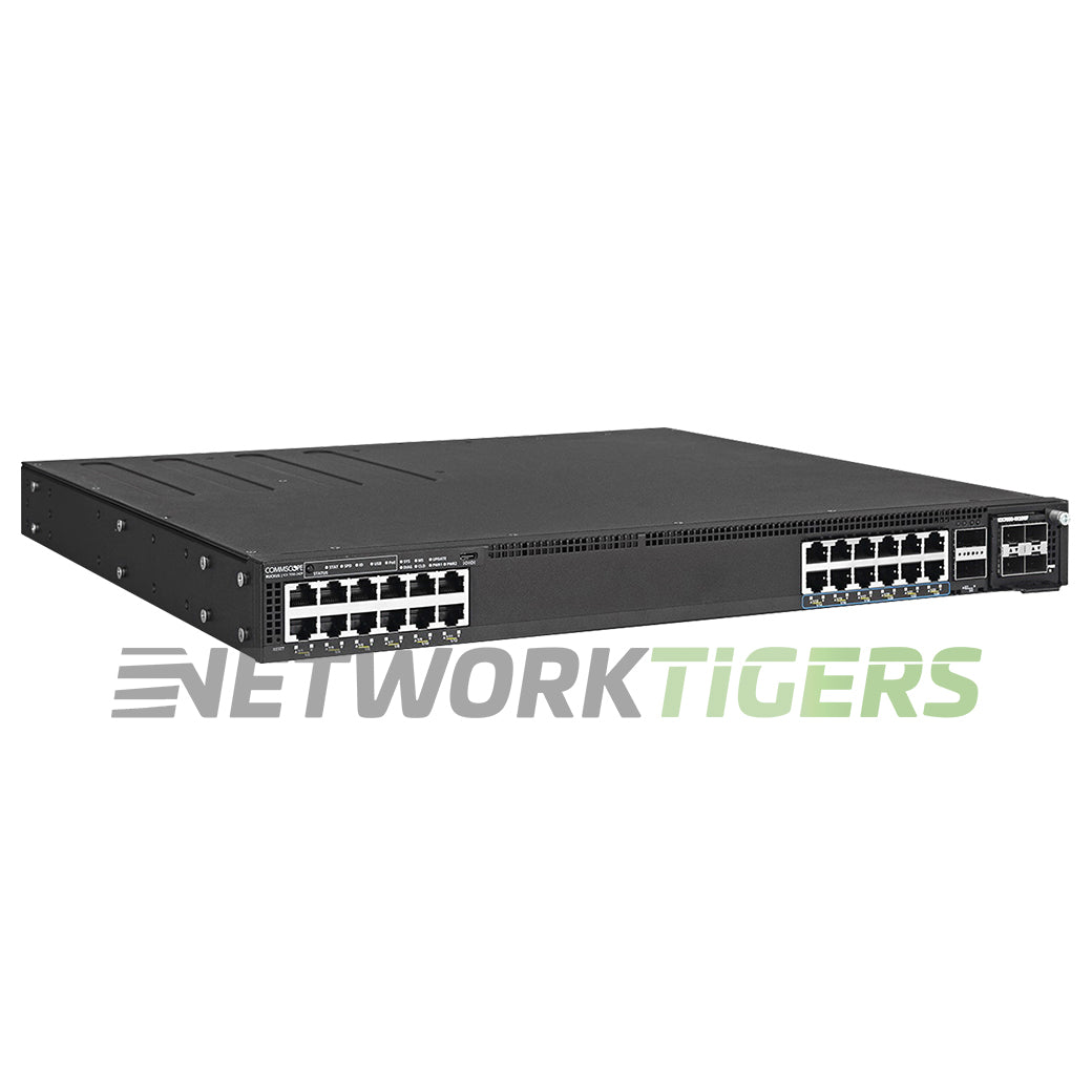 Ruckus ICX7550-24ZP-E2 12x 2.5GB PoE+ RJ45 10GB PoE+ RJ45 2x QSFP28 F-B Switch