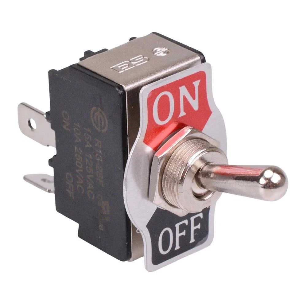 SCI R13-28F 4 Pin ON-OFF Toggle Switch 15A 125/250VAC Maintained 2 Position