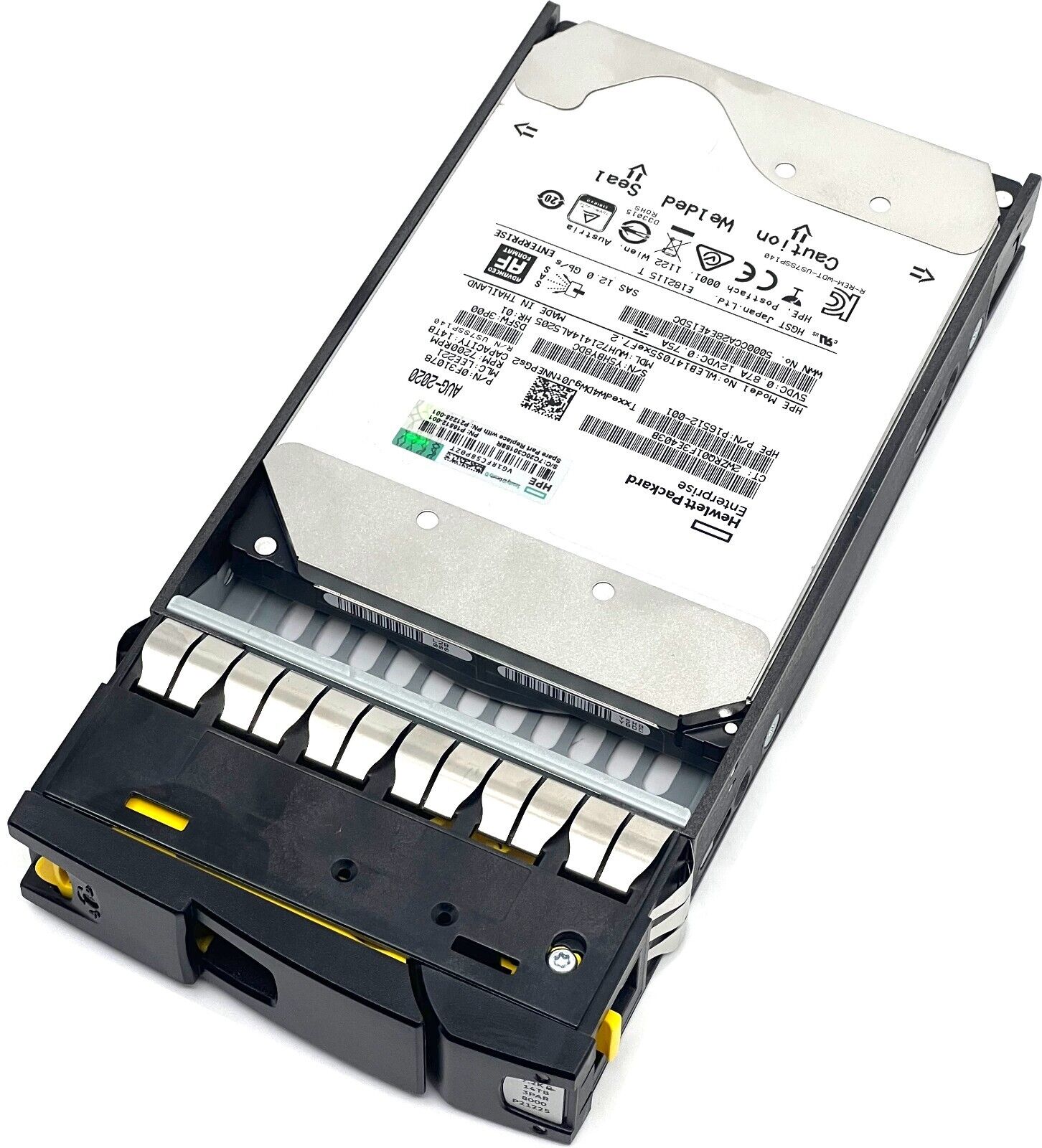 HPE 3PAR WUH721414AL5205 P21225-001 14TB 7.2K RPM SAS 12Gb/s 520 Byte Sectors SED FIPS 3.5in Recertified Hard Drive