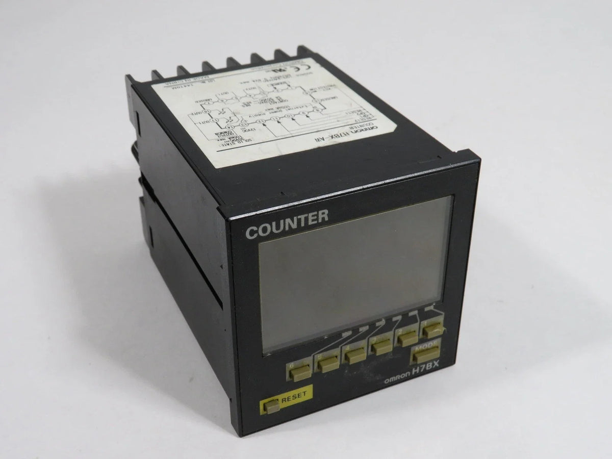 H7BX-AW | Omron Multifunction Digital Counter, 6-Digit LCD, 100–240 VAC