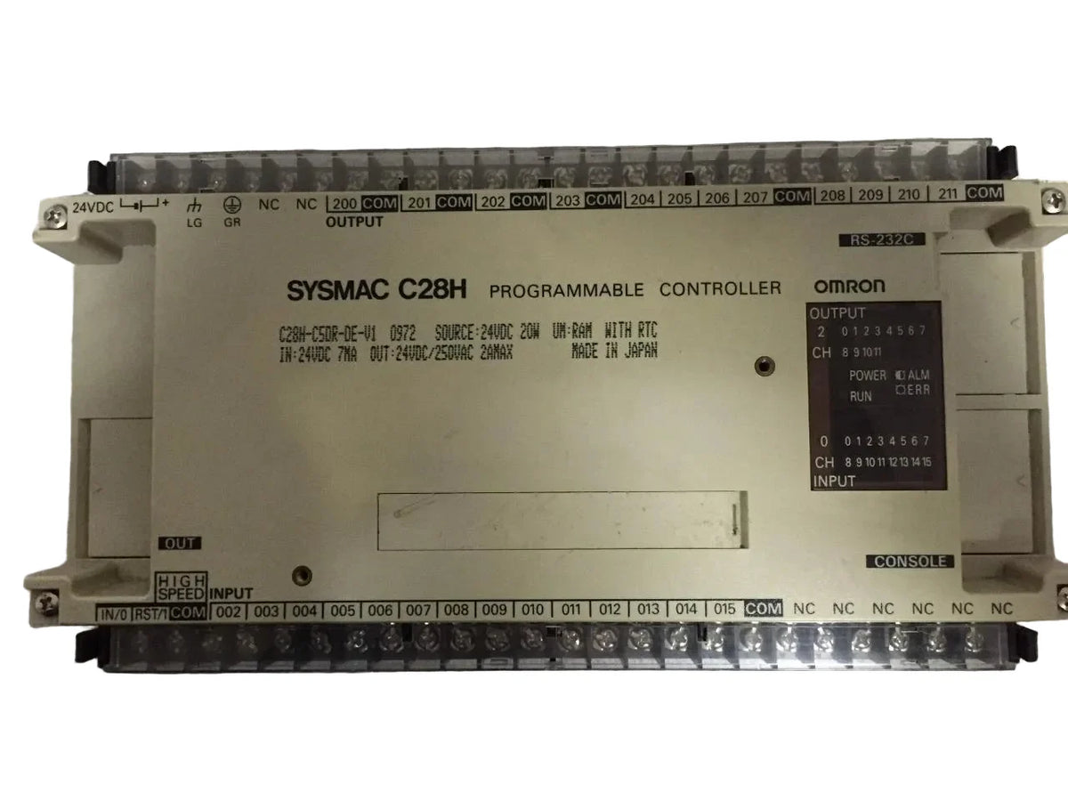 C28H-C5DR-DE-V1 | Omron C28H Series 24 VDC Programmable Controller