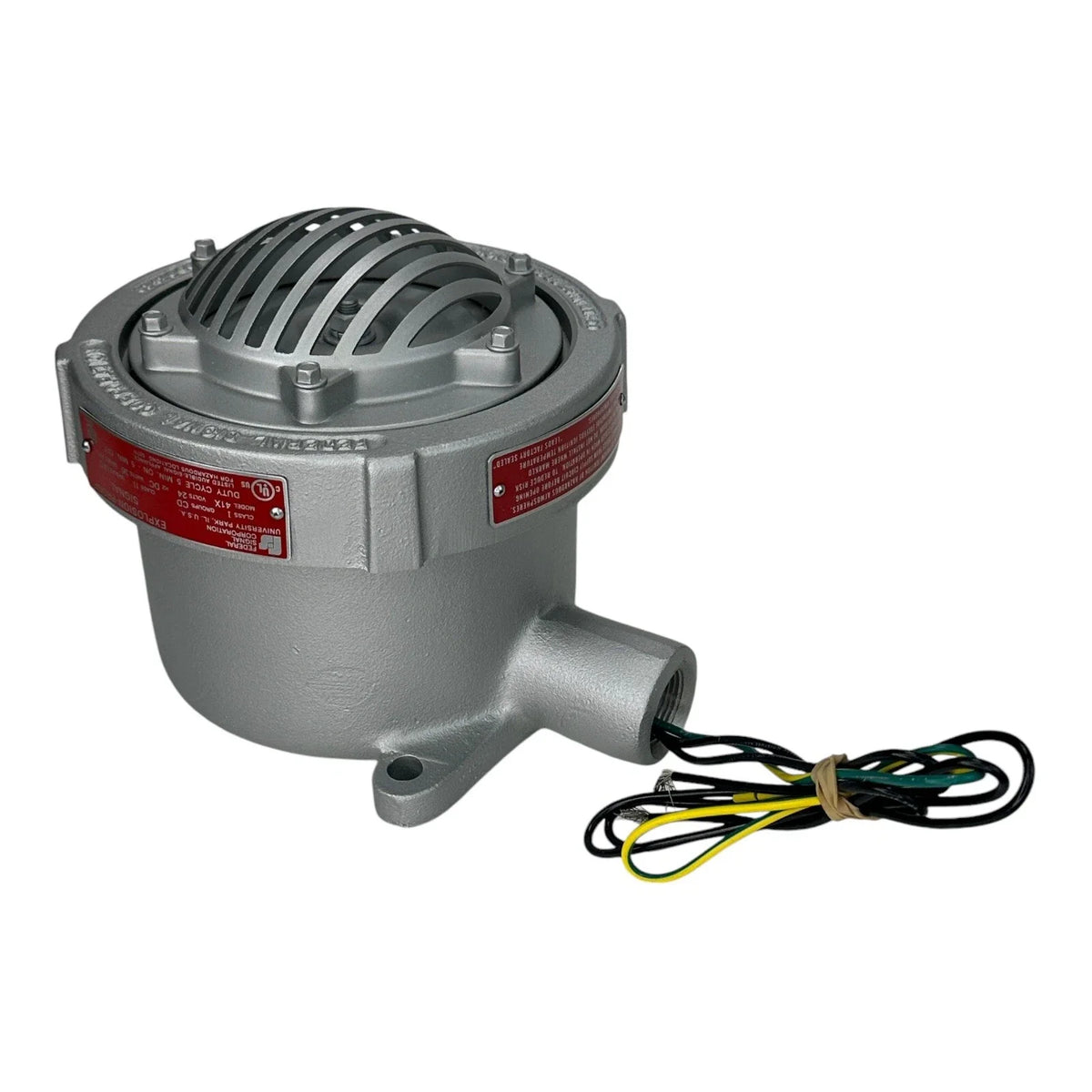 41X-024-1 | Federal Signal 24 VDC Explosion-Proof Vibrating Horn with Grill