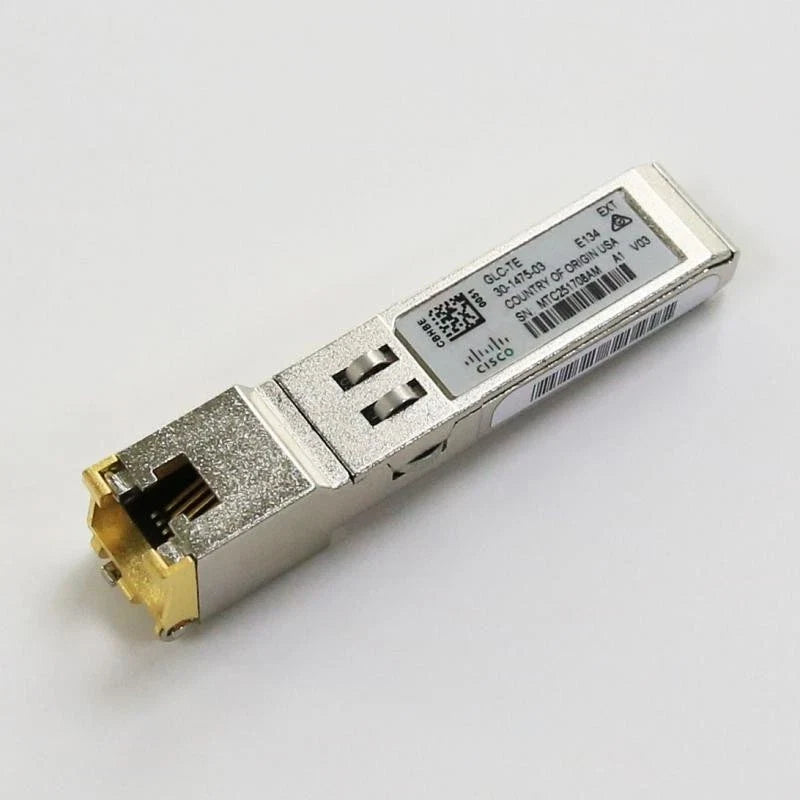 Cisco GLC-T 1000BASE-T Copper SFP Transceiver for Gigabit Ethernet Cat5 and Cat6 Networks