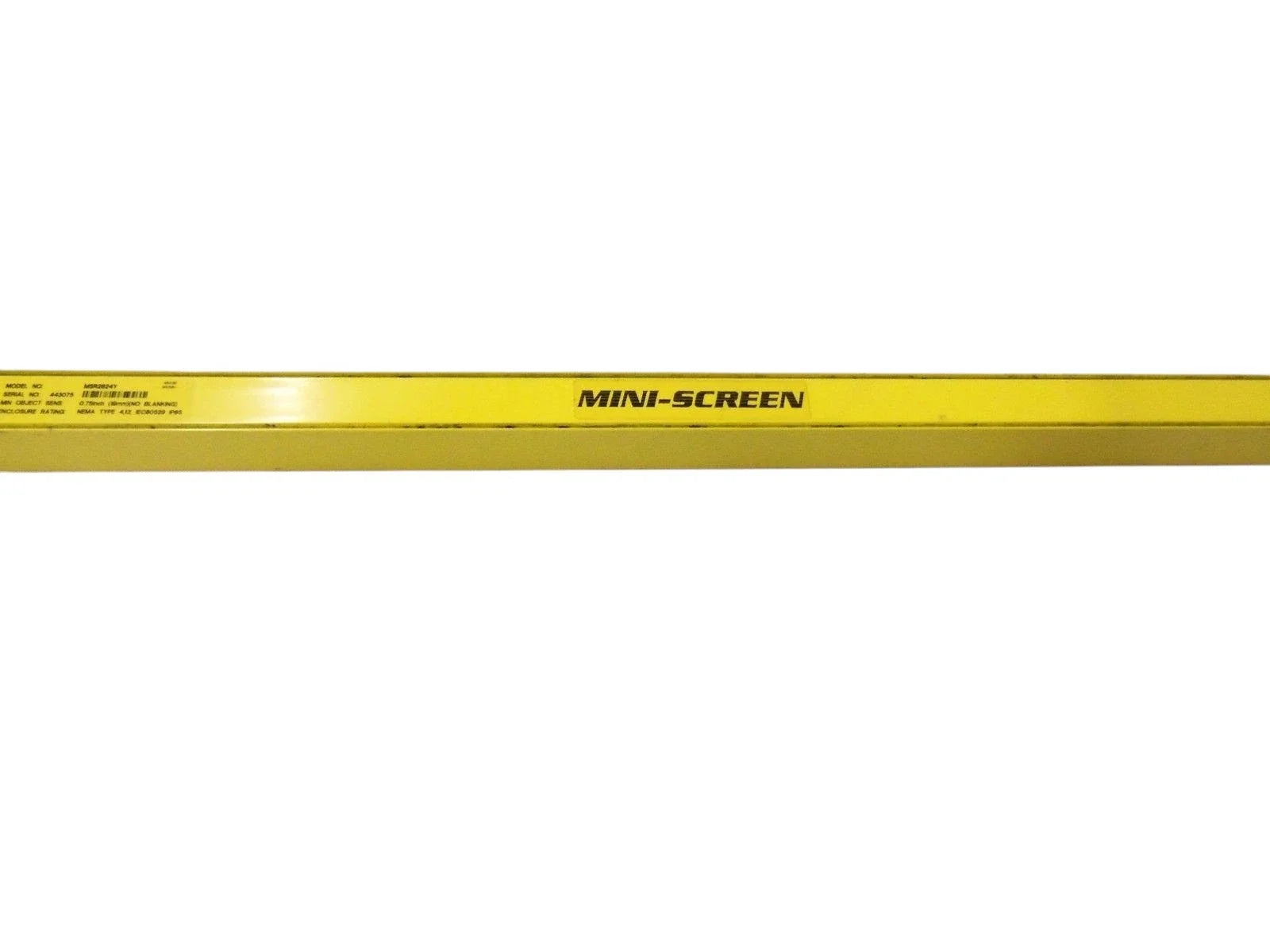 MSR2824Y | Banner Engineering Mini-Screen Safety Light Curtain Receiver 28 Inch