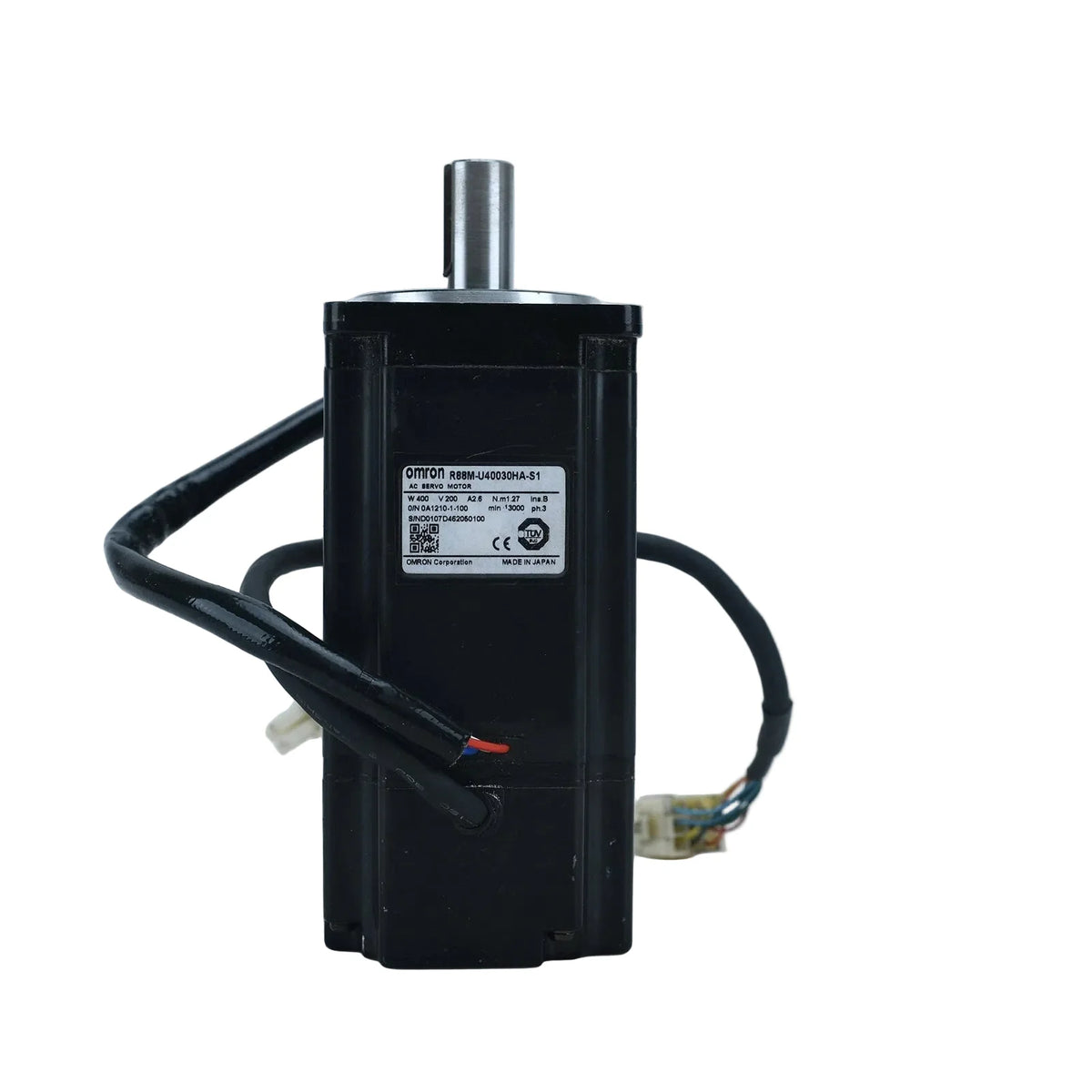 R88M-U40030HA-S1 | Omron 400W 3000RPM AC Servo Motor with Incremental Encoder
