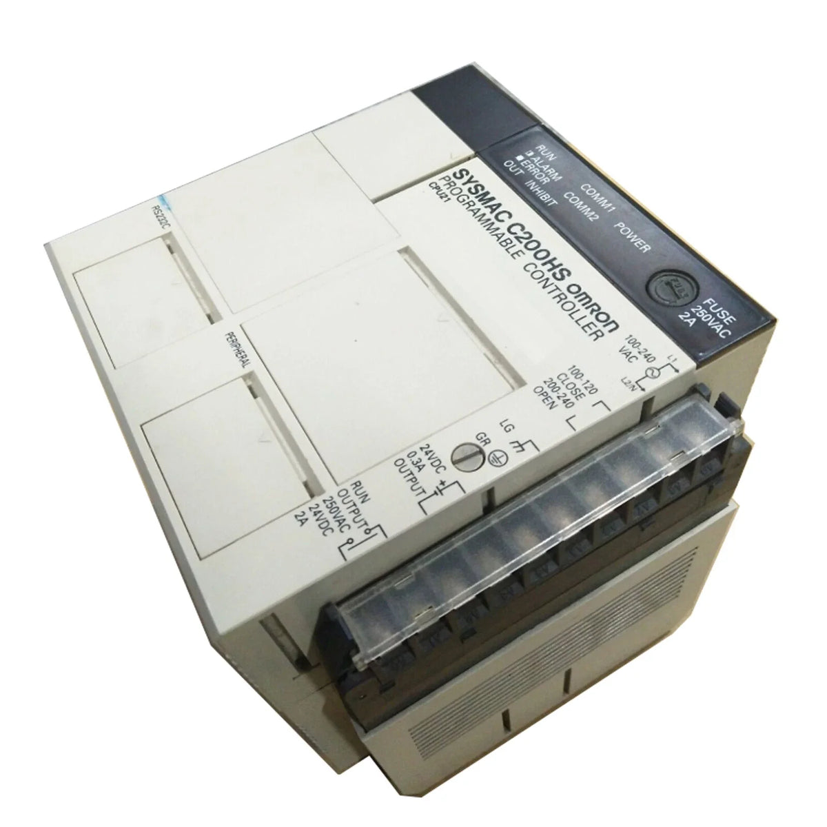 Omron C200HS-CPU21 SYSMAC PLC CPU Module with RS-232 and AC Power Supply