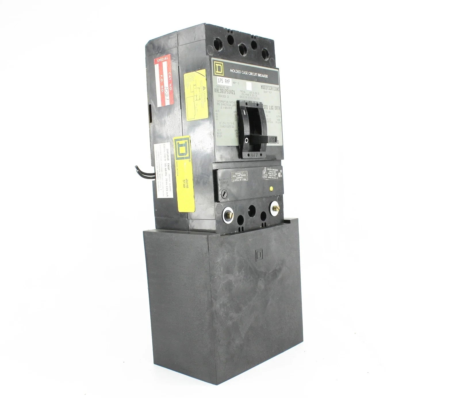 KAL361751021 | Schneider Electric 175A 3-Pole Molded Case Circuit Breaker with Shunt Trip