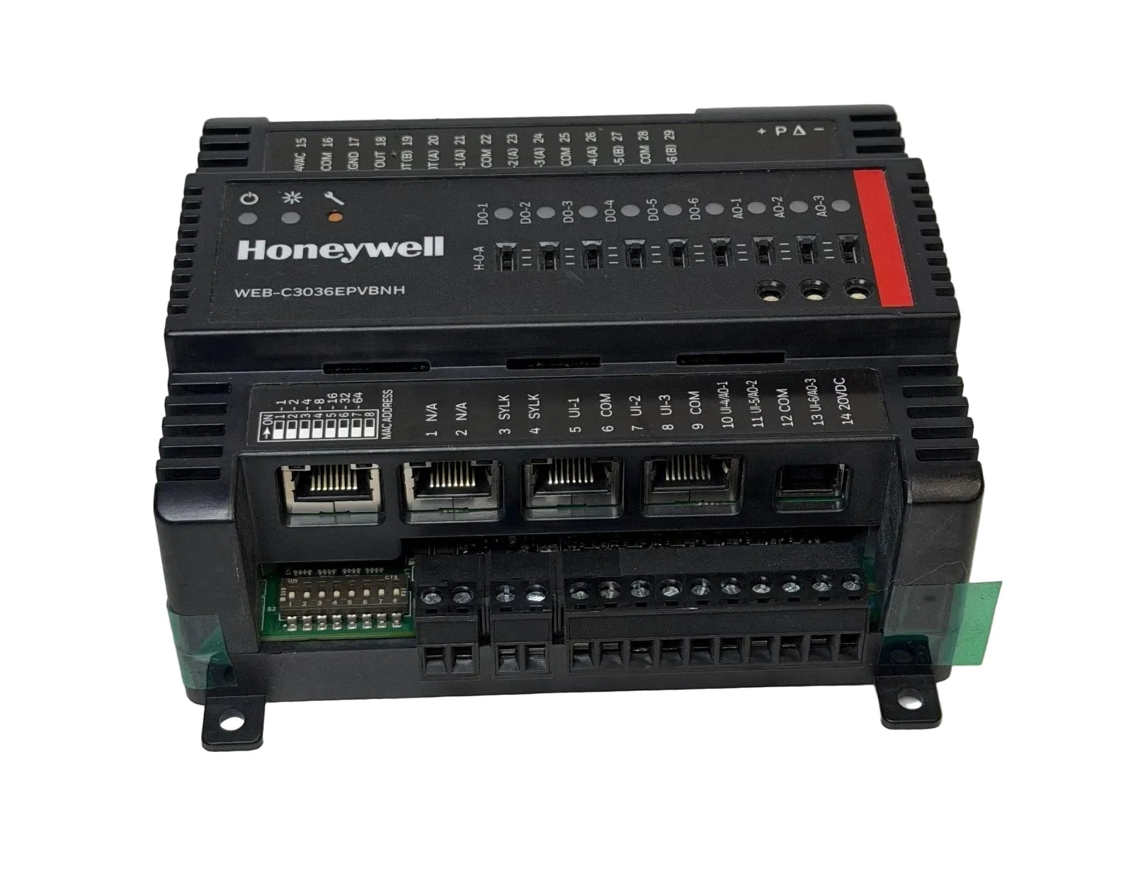 Honeywell WEB-C3036EPUBNH CIPer30 Programmable BACnet IP HVAC Building Automation Controller
