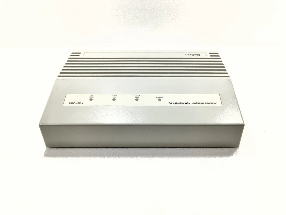 Schneider Electric 490NRP95400 Fiber Optic Repeater RMI Oline 2 Port 240VAC PLC Module