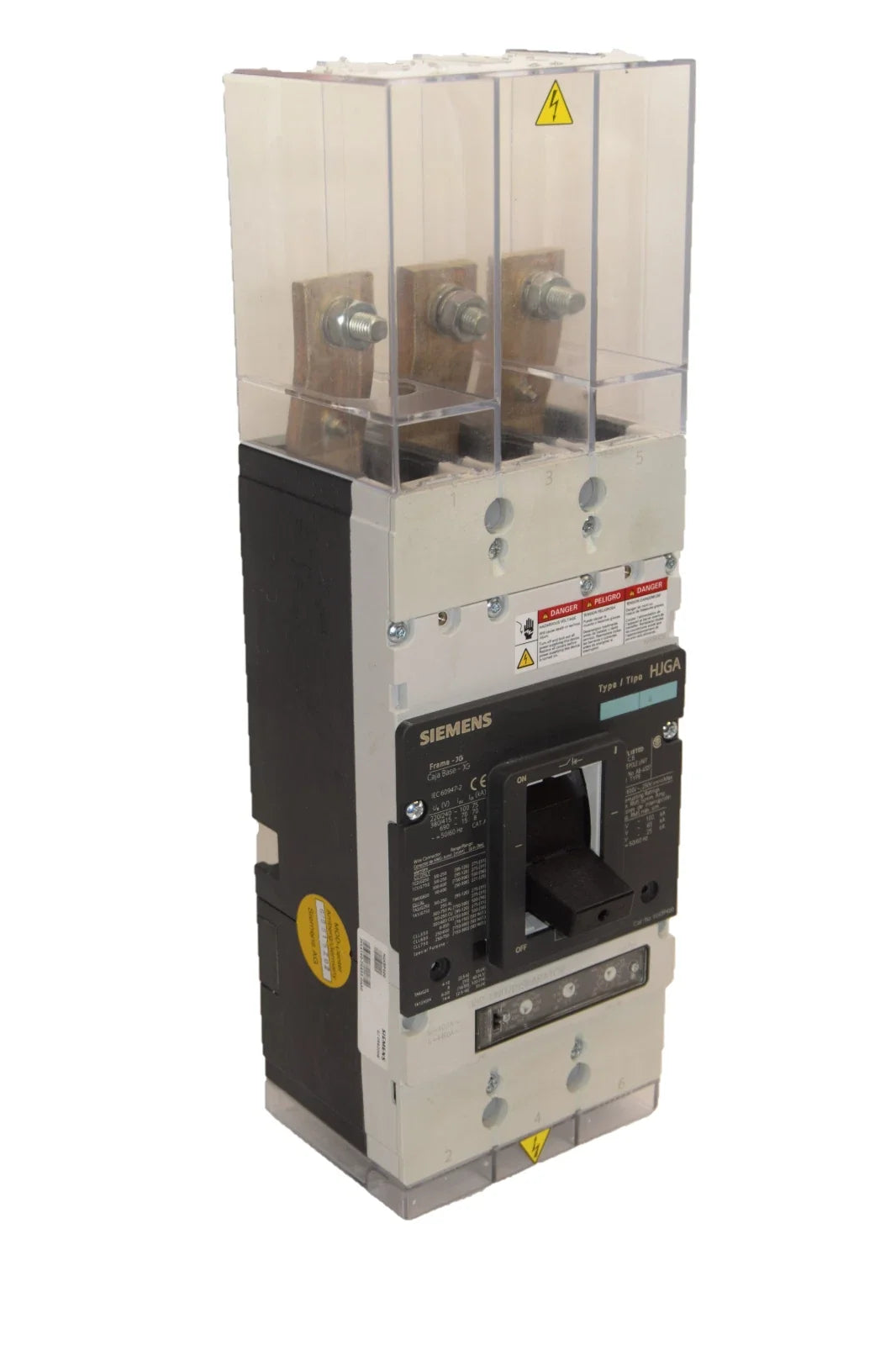 Siemens HJX3P400 3VL 400A 3-Pole Molded Case Circuit Breaker 690V Rotary