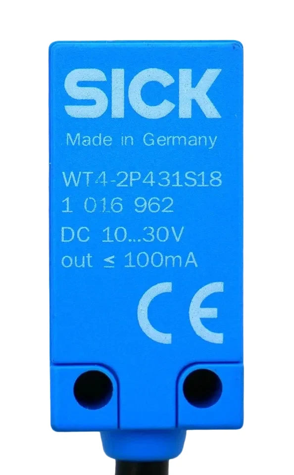 WT4-2P431S18 | SICK Clear Material Photoelectric Proximity Sensor, PNP