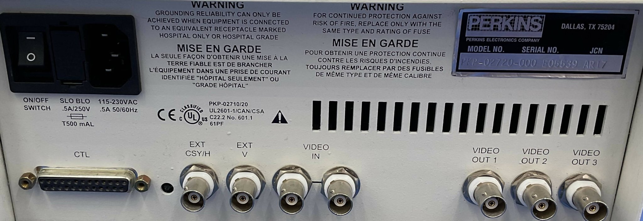 SCAN/VIDEO IMAGE CONVERTER (PKP-02720-000) SIEMENS