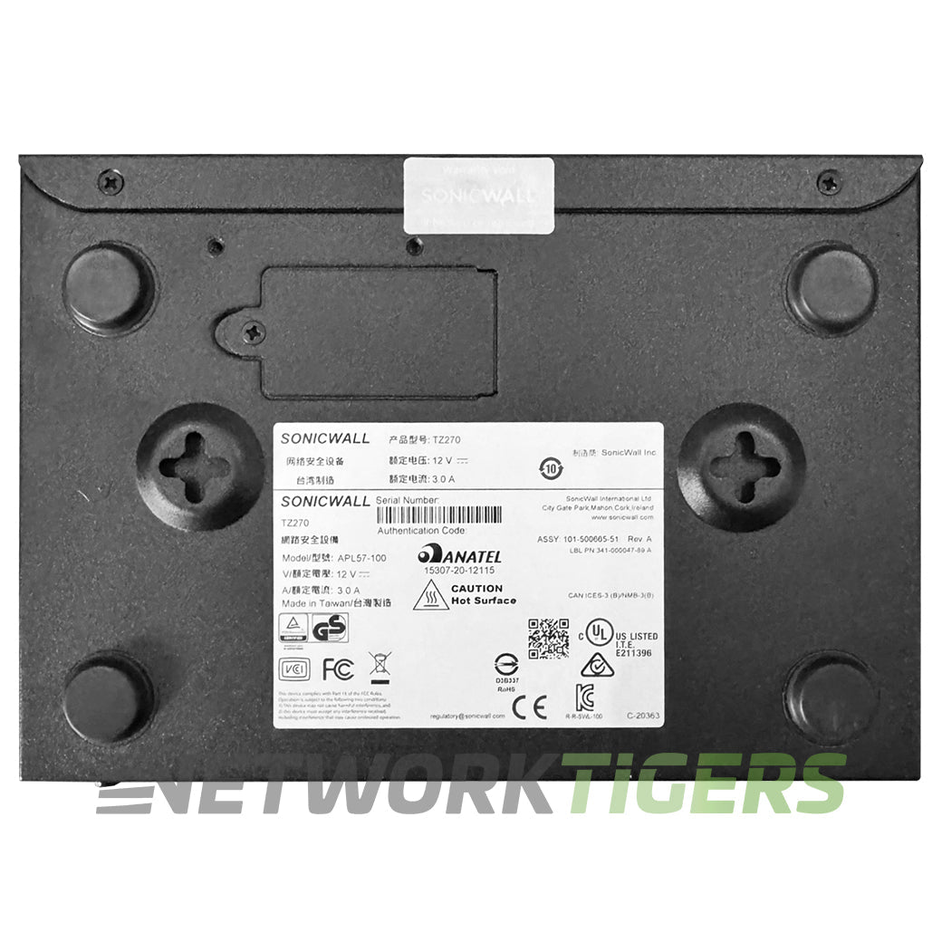 SonicWall 02-SSC-2821 TZ270 Series 2 Gbps Firewall - NON-TRANSFERABLE