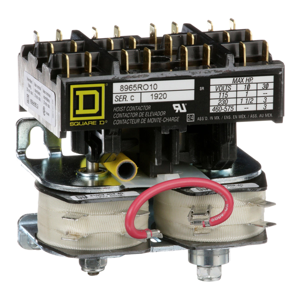 8965RO10V01 | Schneider Electric Square D NEMA Size 1 Reversing Contactor for Motor Control