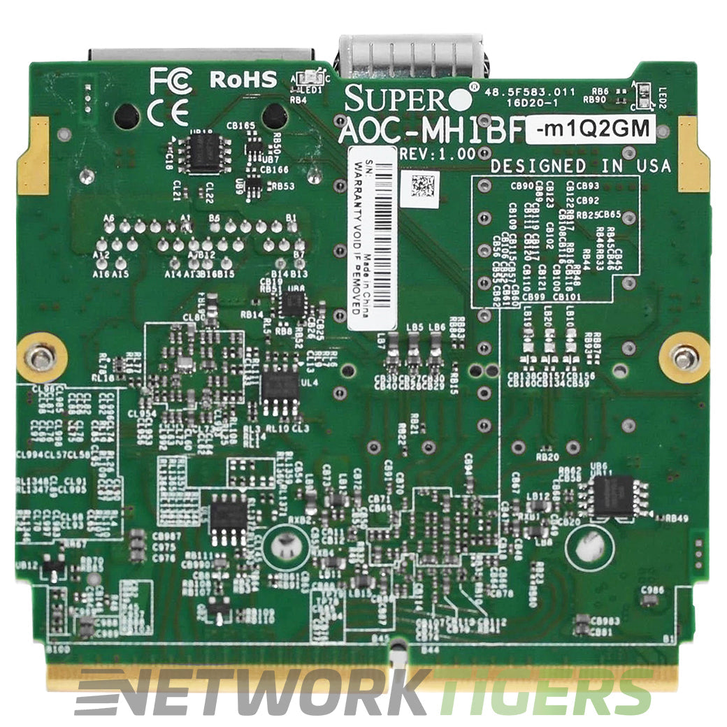 SuperMicro AOC-MHIBF-m1Q2GM 1x InfiniBand FDR Server Network Card