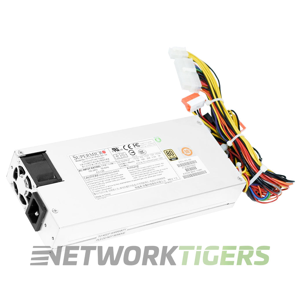 SuperMicro PWS-351-1H 80Plus Gold 350W 1U Multi Output Server Power Supply