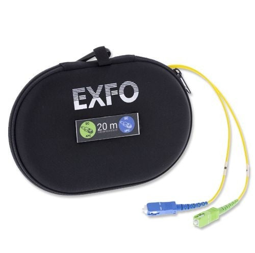 EXFO Single Mode Test Cord Box, SC/APC to SC/UPC, 20 Meters