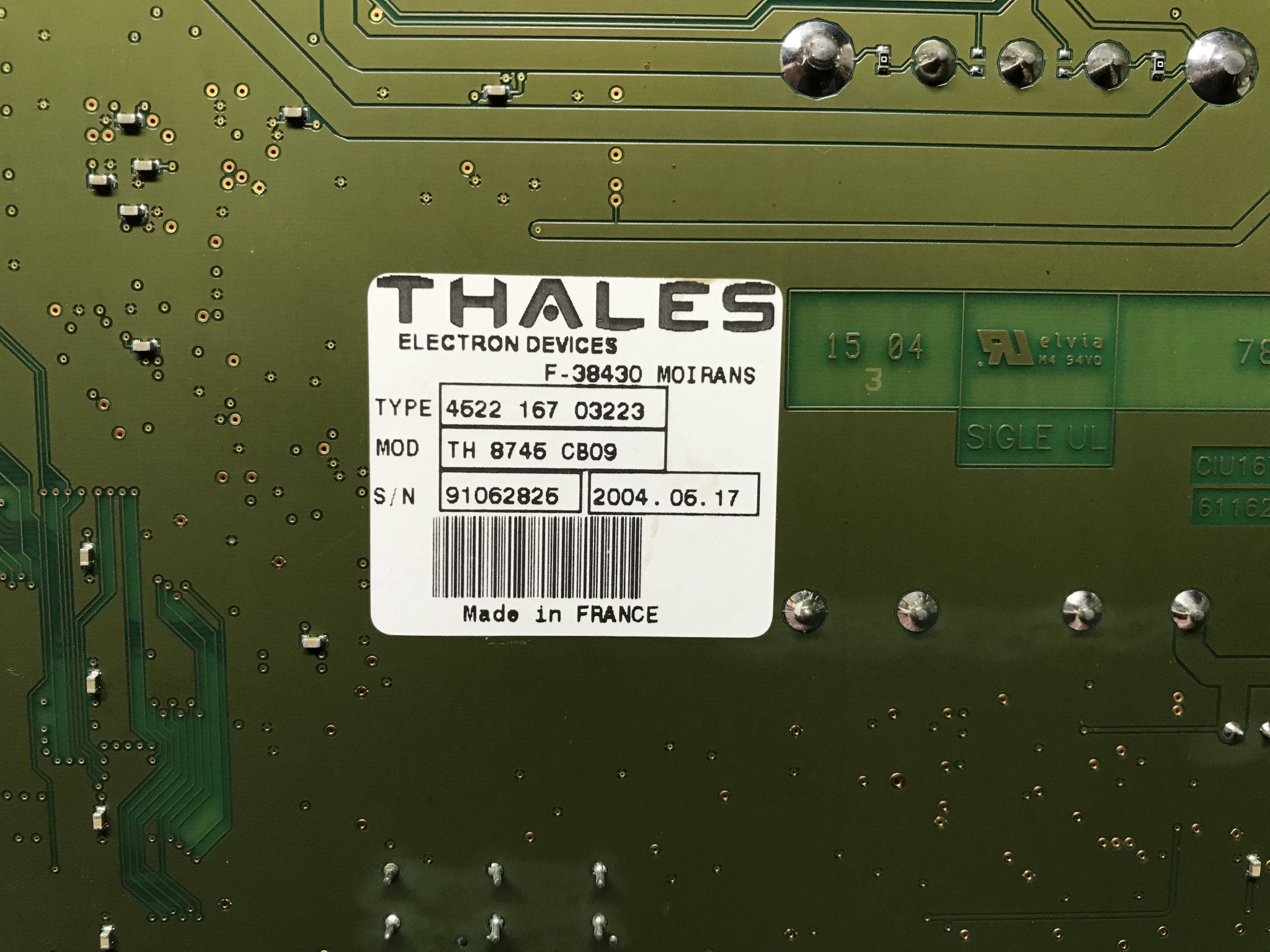 Thales TH 8745 CB09 PCB (4522 167 02332) Philips Easy Diagnost