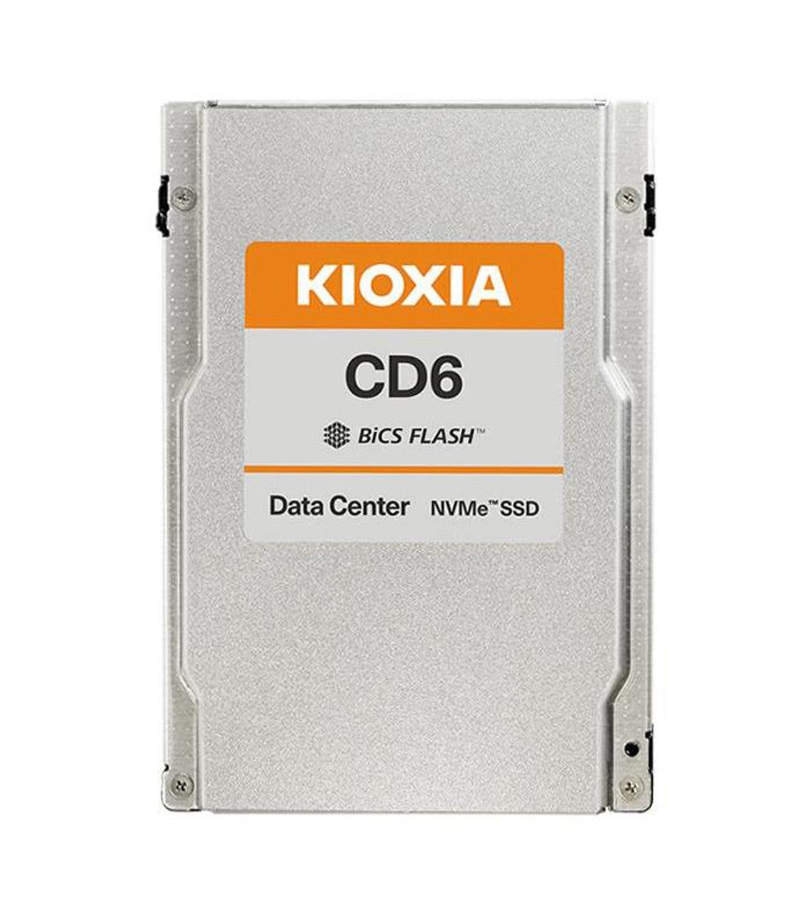 Kioxia CD6-R KCD6XLUL15T3 15.36TB PCIe Gen 4.0 X4 8GB/s 3D TLC 1 DWPD U.3 NVMe 2.5in Recertified Solid State Drive