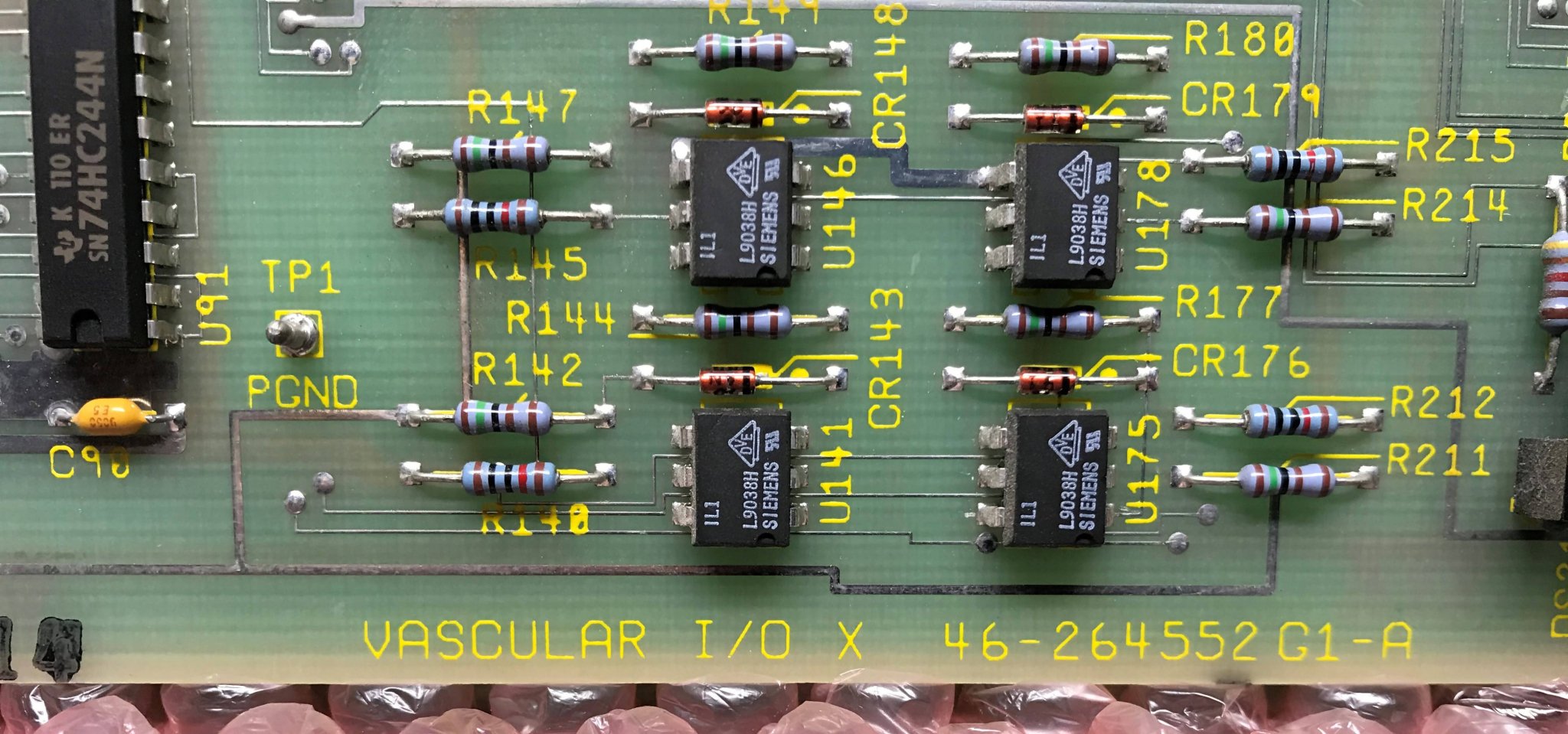 Vascular I/O X Board (46-264552 G1-A) GE