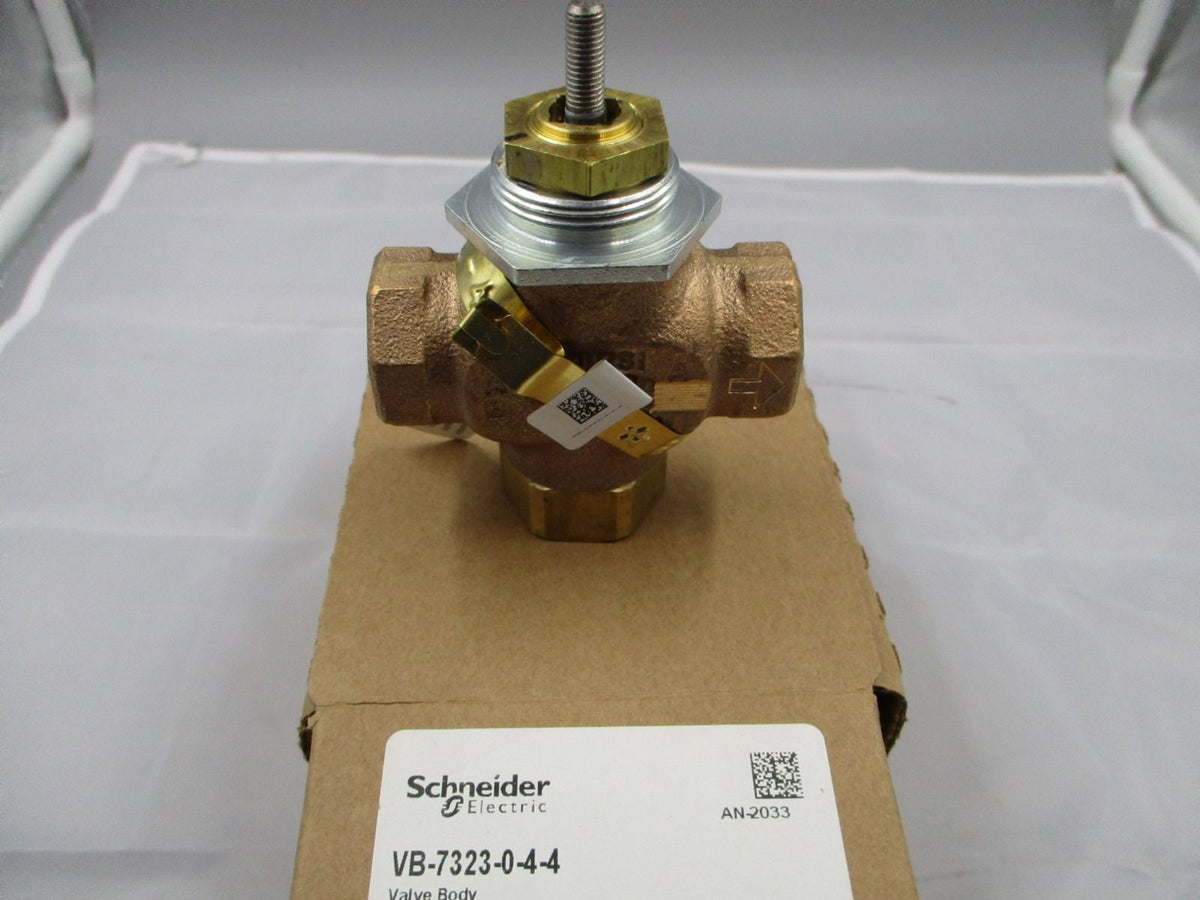 VB-7323-0-4-4 | Schneider Electric 1/2" 3-Way Diverting Globe Valve Body, Cv 4.4