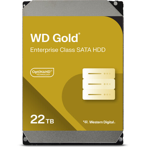 Western Digital WD Gold WD221KRYZ 22TB 7.2K RPM SATA 6Gb/s 512e 3.5in Refurbished HDD