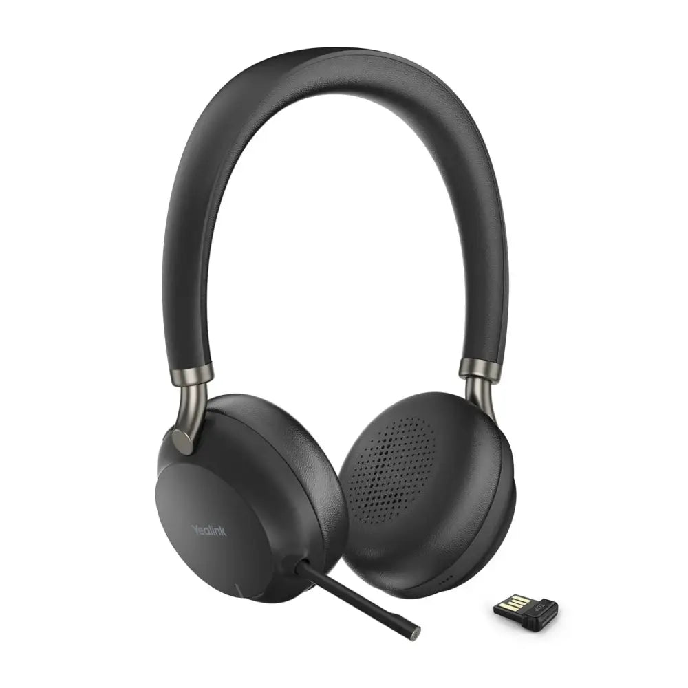 Yealink BH72 Lite Wireless Bluetooth Headset USB-A Black Teams/UC Certified (BH72-LITE-B) - New