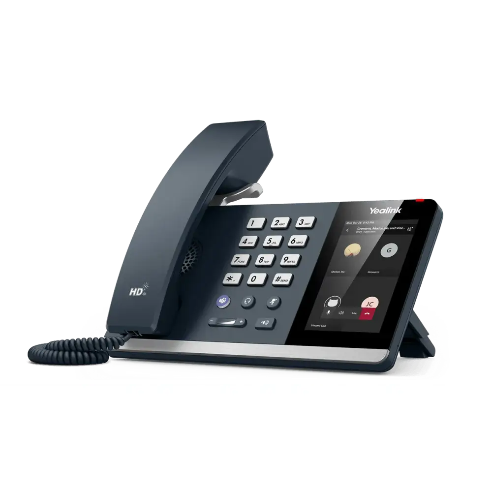 Yealink MP54 Microsoft Teams IP Phone 4" Touch Screen PoE VoIP YEALINK-MP54 - Refurbished