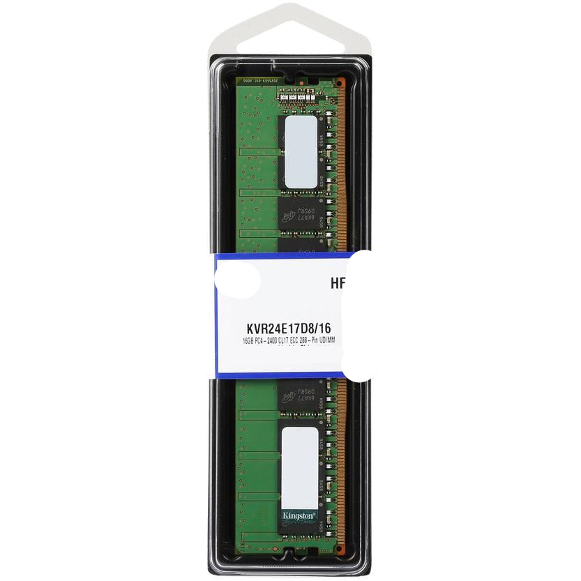 Tecnología ValueRAM 16GB 2400MHz DDR4 ECC CL17 DIMM 2Rx8 Memoria de escritorio (KVR24E17D8/16)