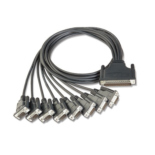 MOXA CBL-M68M9x8-100 - Cable de conexión SCSI VHDCI 68 macho a 8 puertos DB9 macho de 100 cm