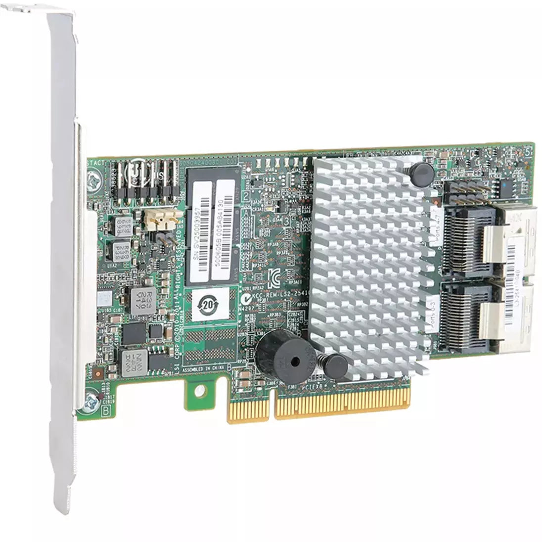 Controlador RAID LSI00202 Megaraid SAS 9260-8i + cables SFF-8087 a (4) SATA de 7 pines