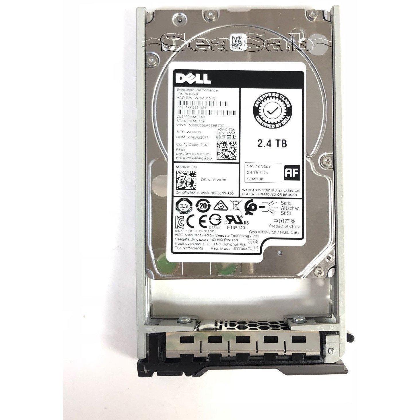 Dell 2.4TB SAS 10K 2.5 Inch 12Gbps Hard Drive for Gen 12 & 13 PowerEdge Servers-FoxTI