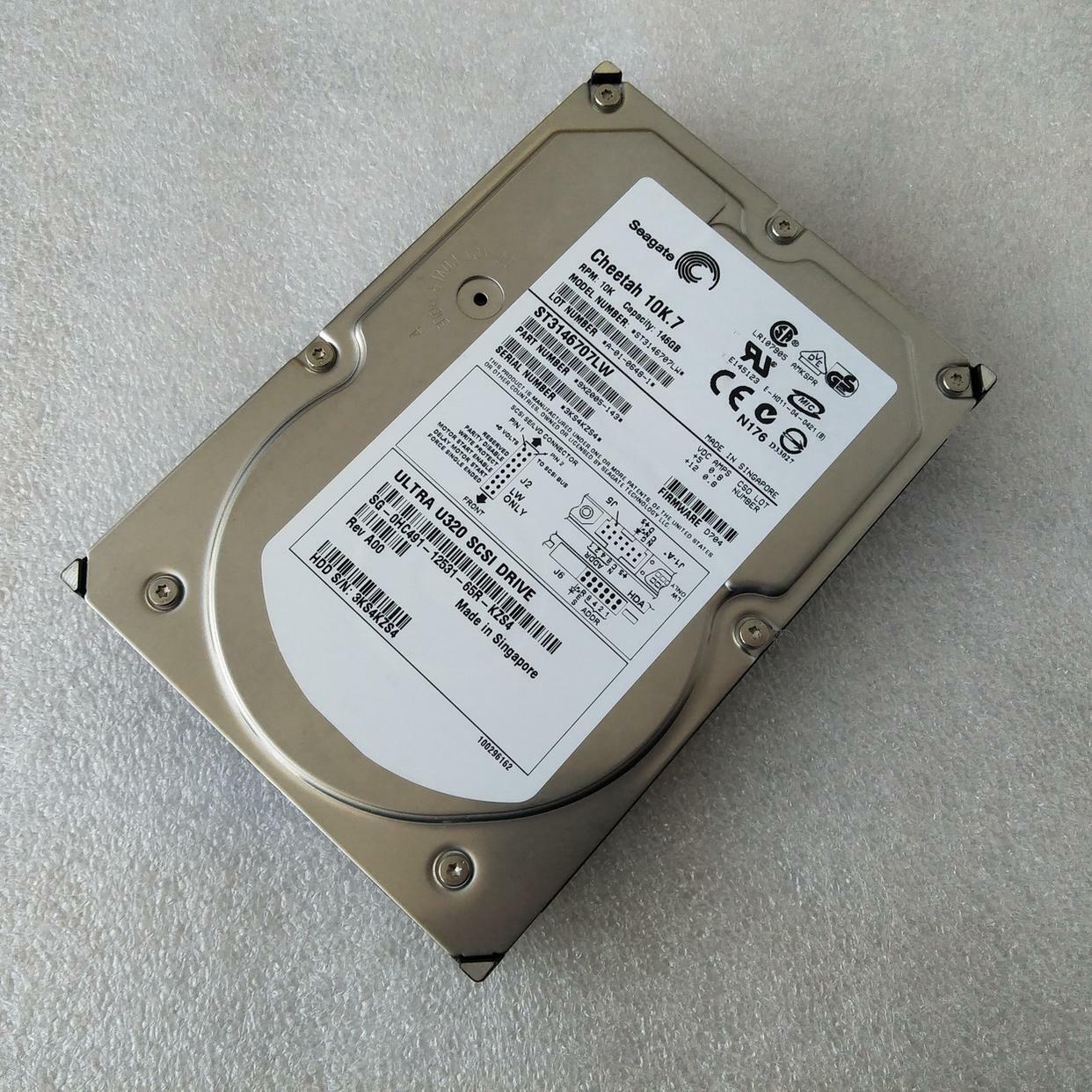 10K.7 146GB Interno 10000RPM 3.5" ST3146707LW HDD 0HC491 HC491 9X2005-143