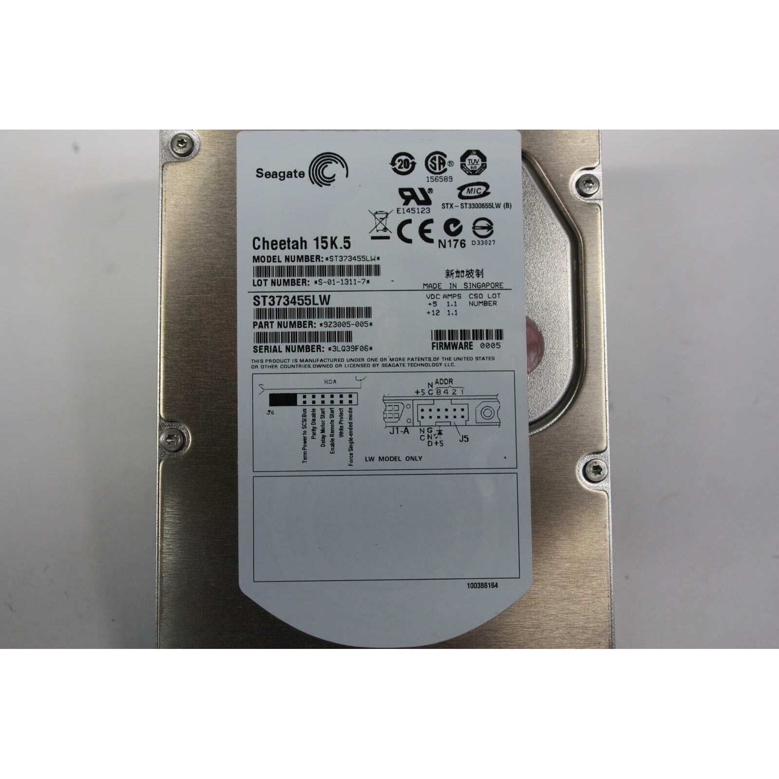 Cheetah ST373455LW ST373454LW 73GB 15K 3.5" U320 SCSI N HDD disco