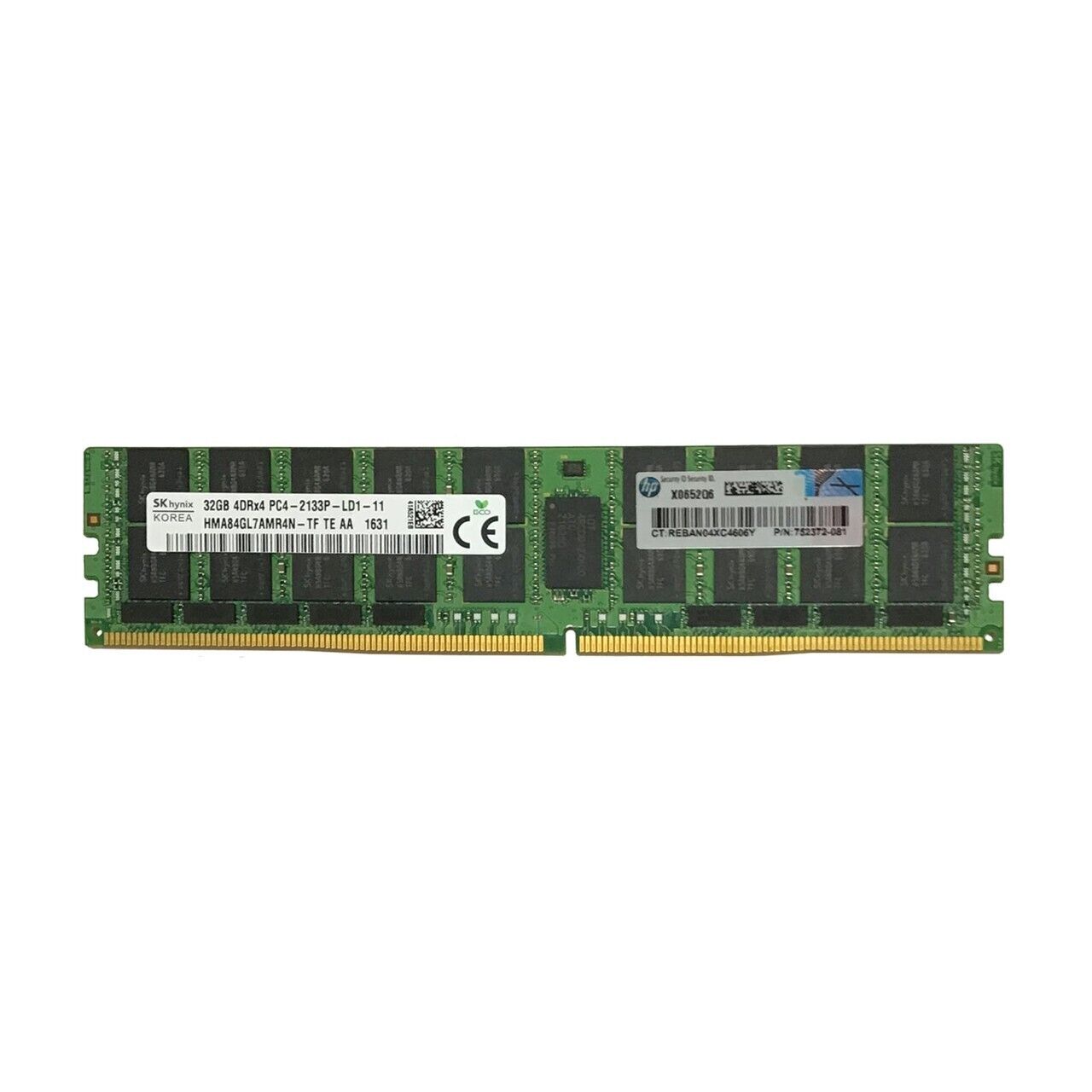 32GB (1 x 32GB) PC4-2133P-L Memoria para Servidor 752372-081 774174-001 4DRX4