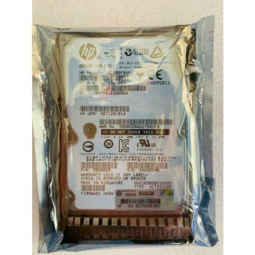 Disco HP EG0600FBVFP 641552-003 653957-001 600GB 10K 2.5" SFF SAS HARD DRIVE Gen9 G8 9 - MFerraz Tecnologia