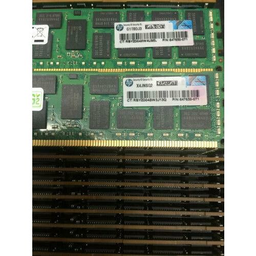 Memoria 647650-071 HP 8GB (1x8GB) PC3L-10600 DDR3-1333 Memory 647897-B21 664690-001 - MFerraz Tecnologia