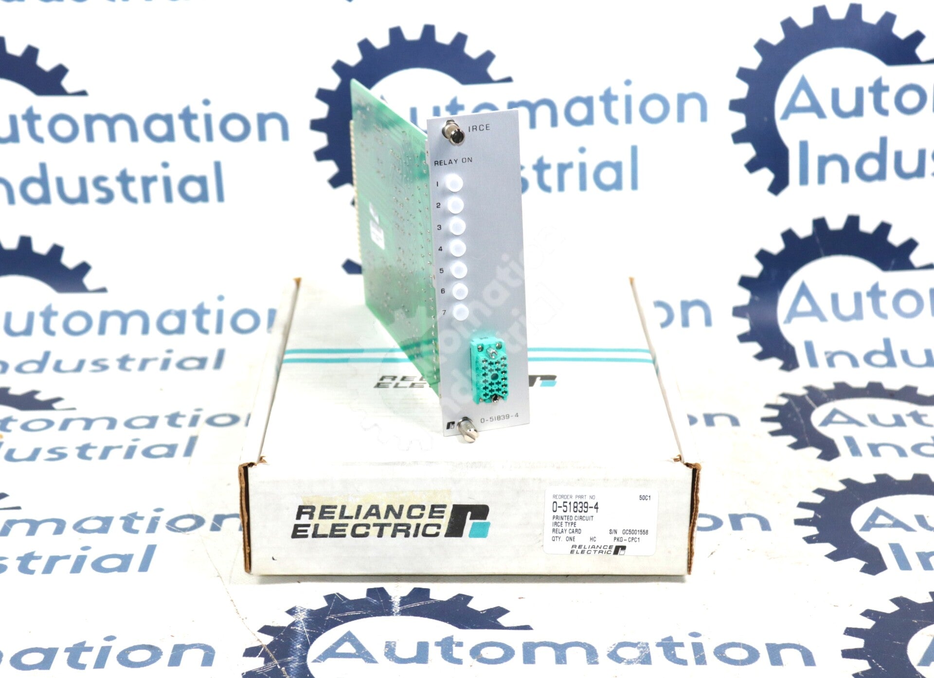 0-51839-4 By Reliance Electric IRCE Type Relay Card New Surplus Factory Package
