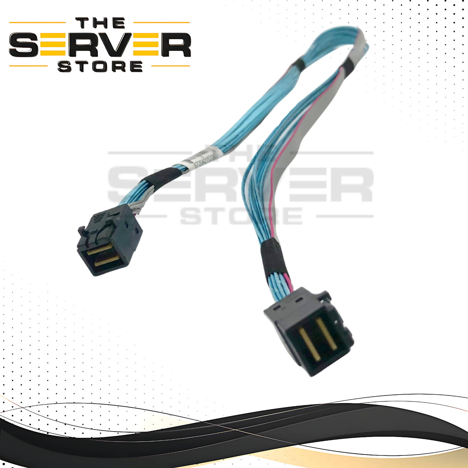 Supermicro MiniSAS HD to MiniSAS HD Cable, SFF-8643 to SFF-8643, 60cm Length, 12Gb/s (12G) Data Transfer Rate. P/N: CBL-SAST-0593.