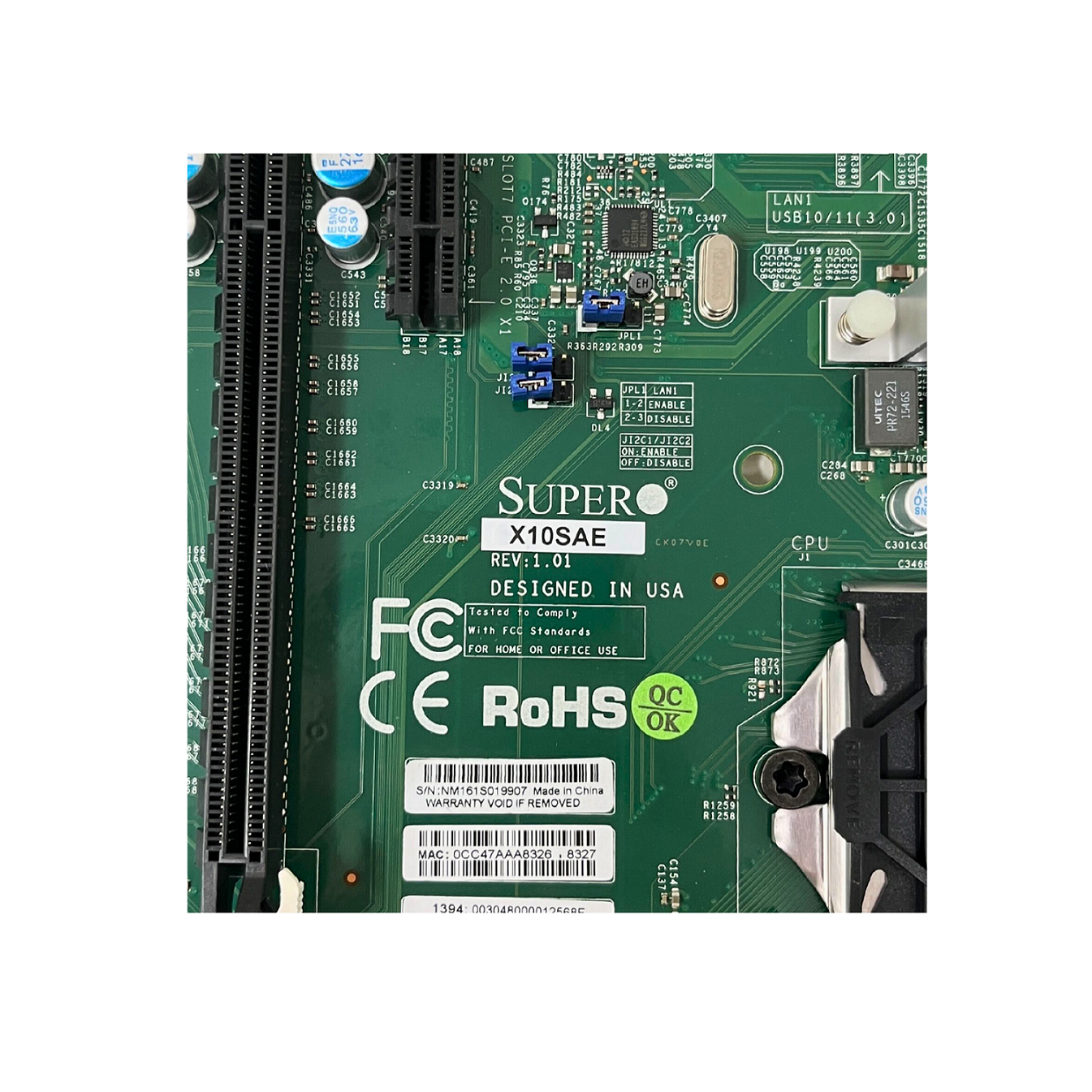 Supermicro Intel LGA 1150 ATX Motherboard (X10SAE)