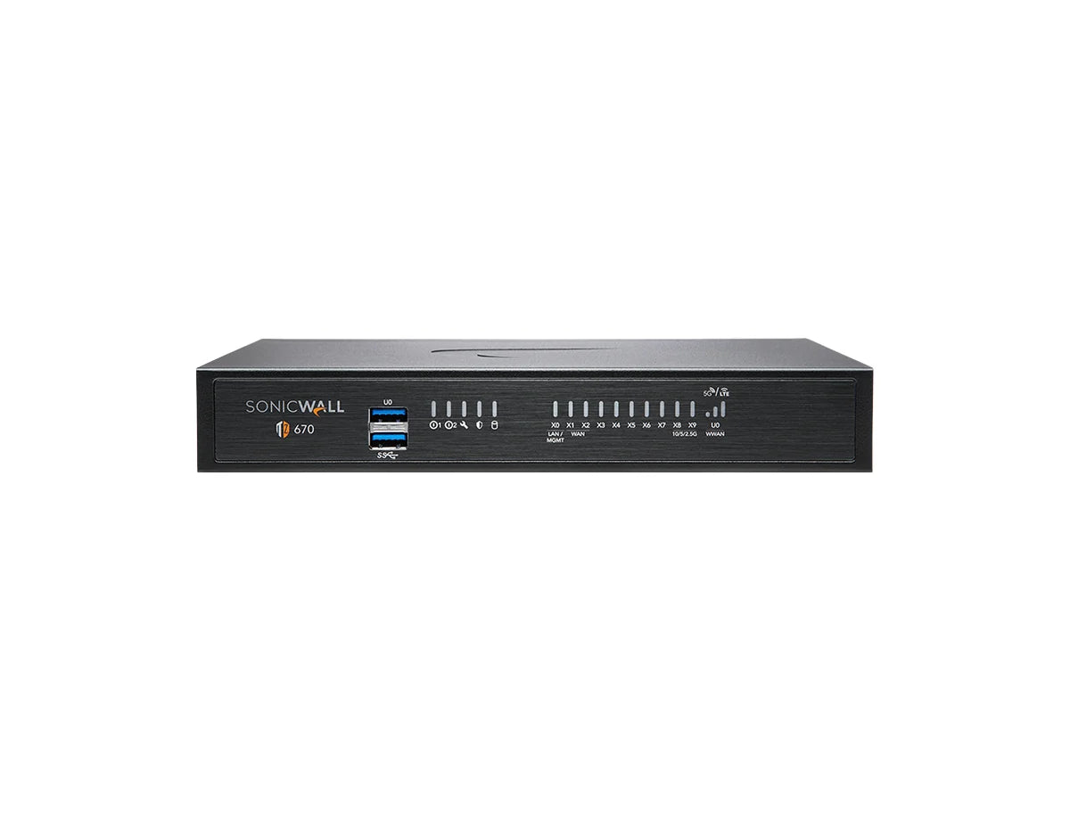SonicWall TZ670 Security Appliance (02-SSC-2837)