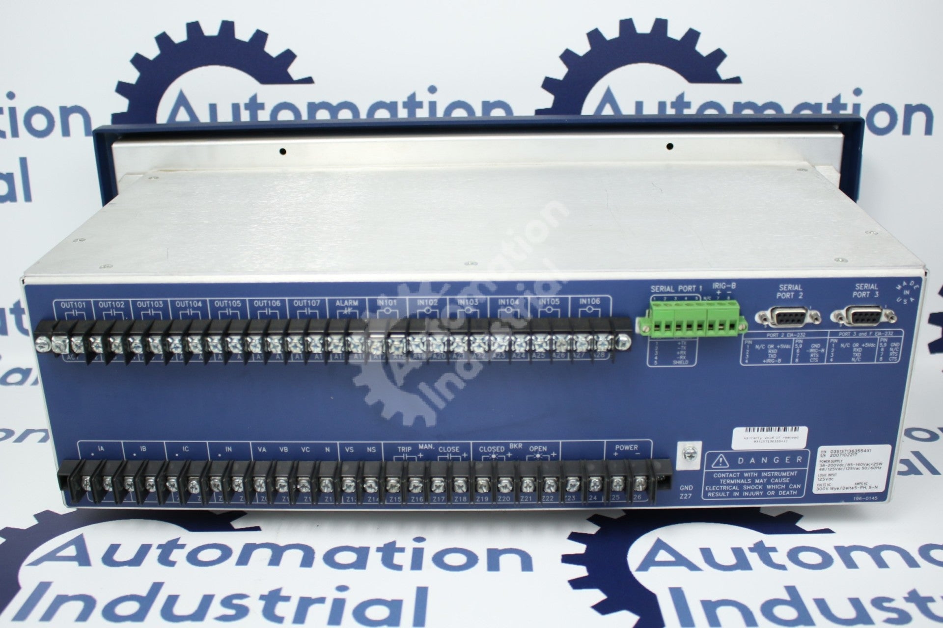Schweitzer Engineering Laboratories 0351S71363554X1 SEL-351S Relay Meter Control