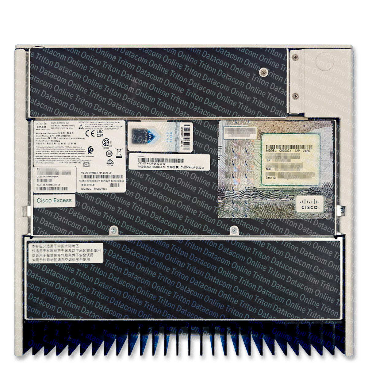 C9200CX-12P-2X2G-A - Cisco Catalyst 9200 Series Compact Switch with 12-port gigabit ethernet, PoE+, 2x10GE SFP+ and 2x1GE Copper uplinks, Network Advantage licensing