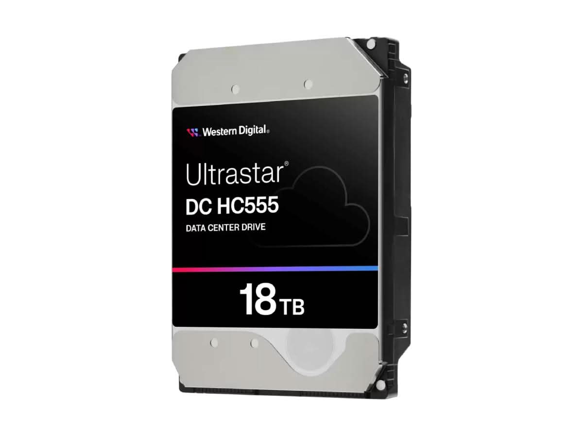 Western Digital UltraStar DC HC555 0B48713 18TB 512MB 7200RPM SAS 3.5in Hard Drive
